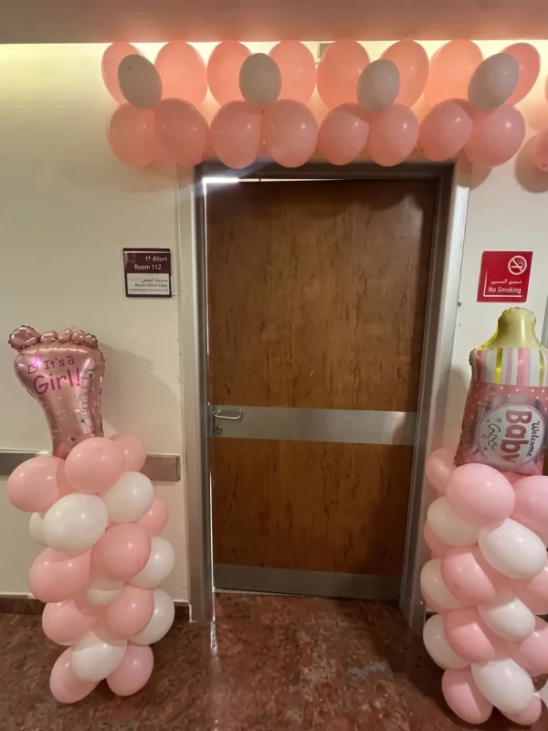 Gemini_Generated_Image_yi2xx3yi2xx3yi2x One balloon stand + balloon over the door (gift for Queens Royal Hospital)